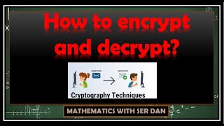 Cryptography: Caesar Cipher and Modulo Operator| Encryption and Decryption