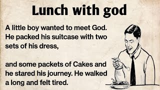 Learn English trough story| Lunch with god| listening english story|#gradedreader