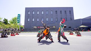 [4K] 仁双弐心　よさこいフェスタ in 新川市まつり 2022　常盤通り会場