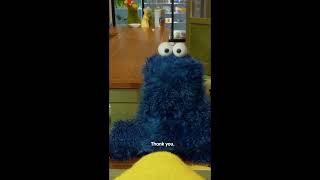 Big Bird and Cookie Monster Sharing Cookies! (Forward \u0026 Reverse)