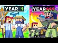 Surviving 999 Years of WAR In Minecraft!