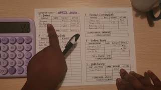 Budgeting My Last Part Time Check | Zero-Based Budget