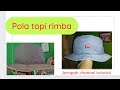 pola topi koboi @lililili5728 jerapah channel tutorial