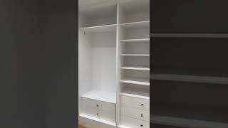 Fitted corner wardrobe