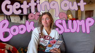 Attempting to get out of my book slump📖😀 | spoiler free reading vlog 🌟