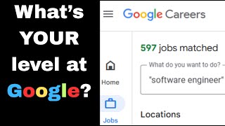 Software Engineer Levels and Titles at Google