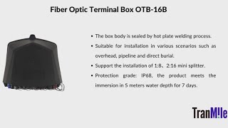 Tranmile Fiber Optic Terminal Box Outdoor OTB 16B