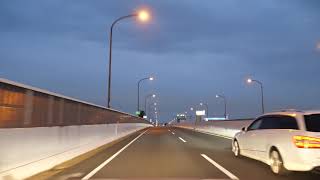 Nagoya Expressway drive 名古屋 清洲 湾岸長島PA