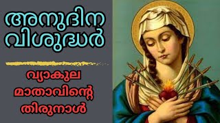 വ്യാകുല മാതാവിന്റെ തിരുനാൾ I അനുദിന വിശുദ്ധർ I സെപ്റ്റംബർ 15 I Daily Catholic Saints