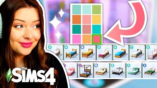 Using Only The LAST Swatch to Build a House in The Sims 4 // Sims 4 Build Challenge