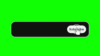 YouTube Subscribe and Like button green screen | Green Screen subscribe button (No Copyright) Free
