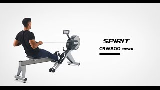 Full-Body Training with the CRW800 Air and Magnetic Rower by Spirit Fitness