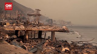 Pacific Coast Highway Luluh Lantak Akibat kebakaran Hutan