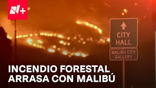 Incendio en Malibú: A Pesar de las Llamas, Habitantes se Niegan a Dejar sus Casas