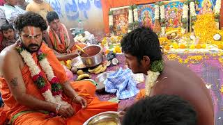 Sri Sri Balaji guru swamy chetha Hanuman mala viramana karyakramam ( irumudi at marribavithanda)