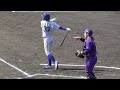 【ルーキー】2017 02 21阿部一心 西淀ボーイズ→報徳学園高→立正大新1年生 第1打席