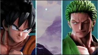 ジャンプフォース - 孫悟空（SSGSS） VS ゾロ | すべての特別な攻撃