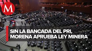 Diputados avalan reforma a la Ley Minera