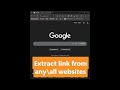 I Can Extract 1000 Links in Seconds with this Link Grabber... Here's How.