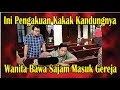 Ini Pengakuan Kakak Kandung Wanita Berhijab Masuk Gereja Bawa Sajam DI Manukan Surabaya