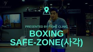 복싱 디펜스 - 사각(safe-zone)