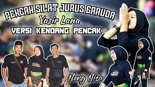 YASIR LANA - kendang pencak silat jurus garuda ( pesilat cantik neng nisa)