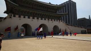 2017 May - 景福宮 경복궁 Gyeongbokgung 光化門 광화문 Gwanghuamun - 守門將換崗儀式 The Ceremony of Gate Guard Change