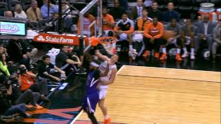 Miles Plumlee's Ridiculous Chasedown Block on DeMarcus Cousins