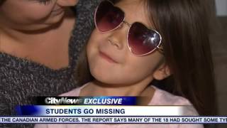 Video: Girls found by stranger after wandering from Toronto school