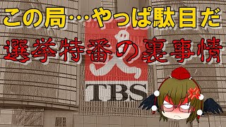 TBSの選挙特番の開き直りが酷すぎた！ 太田光を称賛か？制作側の認識のヤバさが伺える裏側とは…【文々。新聞 外部出張所】