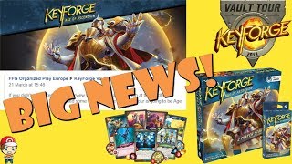 Big Keyforge News – Amazing Vault Tour Format and New Discovery Pods!