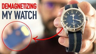 How to Demagnetize a Watch | Demagnetizing Seiko SPB157