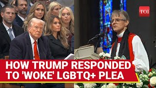 Trump's Savage 'Eye Roll' After 'Woke' LGBTQ+ Plea By Washington Cathedral Bishop | Watch