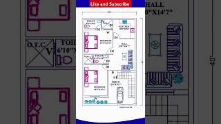 25'x40' 2BHK House Plan