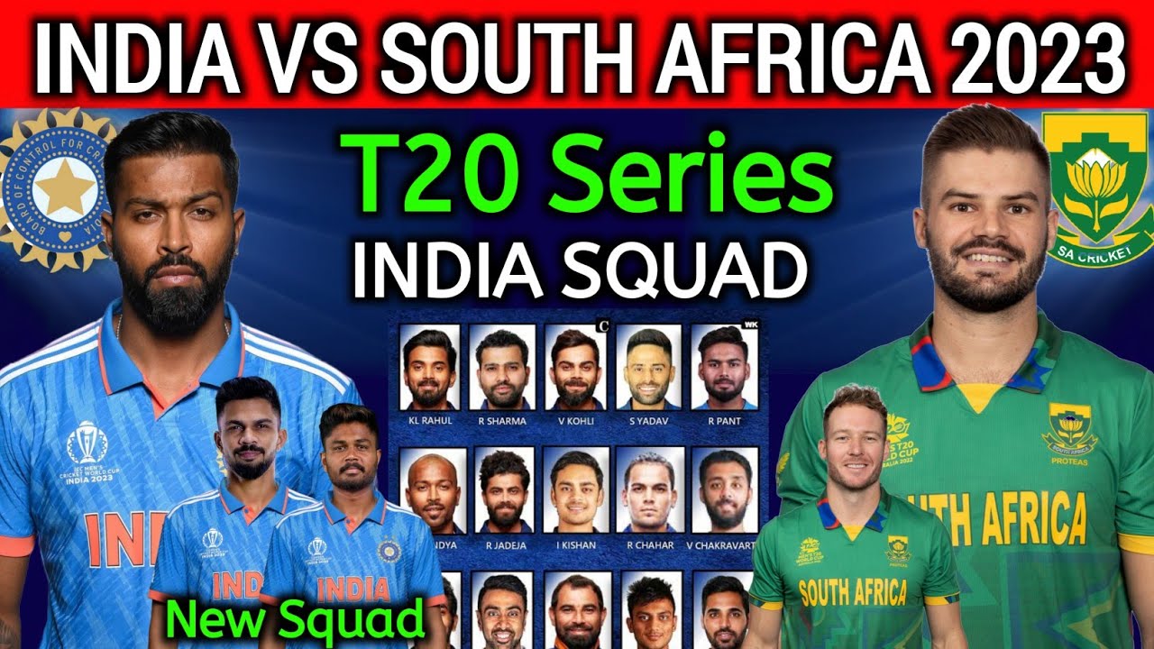 India Vs South Africa T20 Squad 2023 | Ind Vs Sa T20 Series 2023 | Ind ...