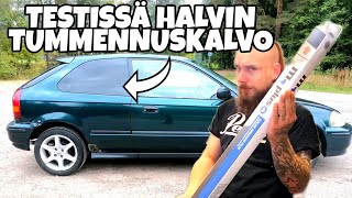 TESTISSÄ M PLUS TUMMENNUSKALVO