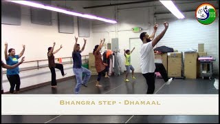 Learn Bhangra Dance Step Dhamaal and Double Dhamaal Tutorial | Beginner Bhangra Dance Step