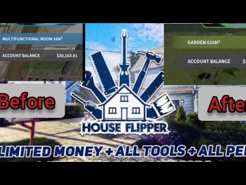 House Flipper – How to add Unlimited Money all tools all perks without doing any jobs