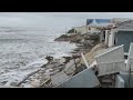 Multiple homes collapse into Atlantic Ocean after Tropical Storm Nicole