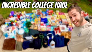 MASSIVE College Haul Reveal - Dumpster Diving for 6 Hours!