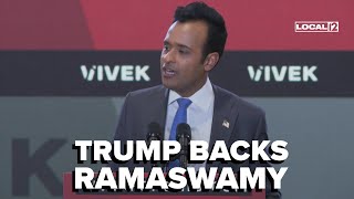 Vivek Ramaswamy launches Ohio gubernatorial bid; Trump announces endorsement