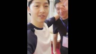 [VIDEO] 160521 Song Joong Ki - Live Broadcast at the Venue #2