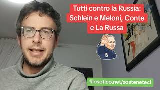 DIEGO FUSARO: Tutti contro la Russia: Schlein e Meloni, Conte e La Russa