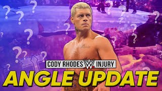 Cody Rhodes WWE Injury Angle UPDATE | Shock AEW Dynamite Taping Returns