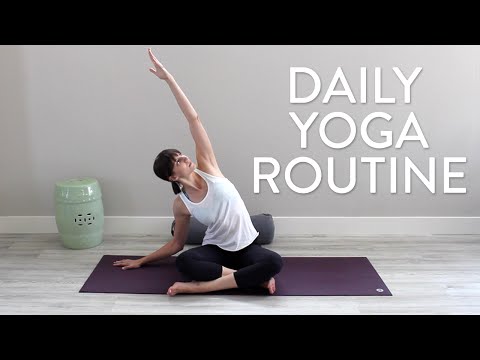 Morning yoga and meditation Mindful daily yoga routine