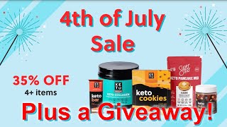 Perfect Keto July 4th Sale plus a Serious Keto Giveaway