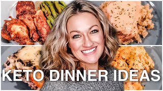 KETO DINNER IDEAS | EASY KETO RECIPES | WHAT'S FOR DINNER ON KETO? | Suz and The Crew