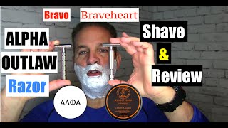 Alpha Outlaw Razor Shave and Review