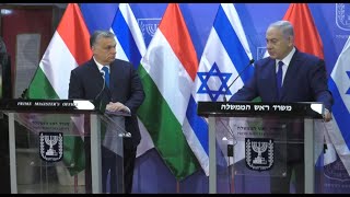 פגישה בנימין נתניהו ראש הממשלה עם ראש ממשלת הונגריה ויקטור אורבן ב בית ראש הממשלה