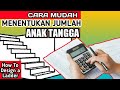 cara menentukan jumlah anak tangga